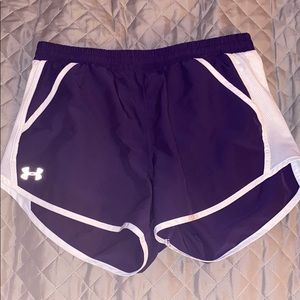 Purple Under Armour Athletic shorts